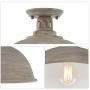 HMVPL Farmhouse Close to Ceiling Light, Vintage Semi Flush Mounted Lighting Fixture Industrial Ceiling Lamp for Kitchen Island Dining Room Foyer Hallway Entry Bedroom HMVPL Farmhouse Close to Ceiling Light, Vintage Semi Flush Mounted Lighting Fixture Industrial Ceiling Lamp for Kitchen Island Dining Room Foyer Hallway Entry Bedroom