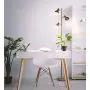 Brightech Ethan - LED Tree Floor Lamp for Mid Century, Modern, Contemporary and Industrial Decor - 3 Light Standing Pole Lamp- Tall Light for Living Room, Bedroom, and Office - Brass