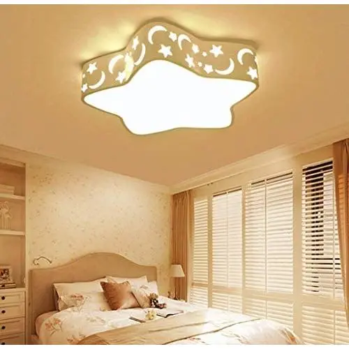 LAKIQ Kids’ Room LED Flush Mount Ceiling Light Fixture Creative Star Shape Modern Close to Ceiling Chandelier Lighting for Boy’s Girl’s Room Children’s Bedroom Kindergarten (16,Warm Light) LAKIQ Kids’ Room LED Flush Mount Ceiling Light Fixture Creative Star Shape Modern Close to Ceiling Chandelier Lighting for Boy’s Girl’s Room Children’s Bedroom Kindergarten (16,Warm Light)