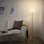 Floor Lamp,Dimmable Standing Floor Lamp for Living Room,Bedroom,Office,Reading & Working,12W 2700K Warm White LED Bulb Included ,69inch Modern Tall Standing Pole Light,Uplight,Black