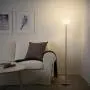 Floor Lamp,Dimmable Standing Floor Lamp for Living Room,Bedroom,Office,Reading & Working,12W 2700K Warm White LED Bulb Included ,69inch Modern Tall Standing Pole Light,Uplight,Black