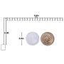 Plug in Globe Fairy String Lights, 58.56ft 100 LED Crystal Warm White String Lights, Suitable for Indoor/Outdoor, Christmas, Party, Wedding Decorative Lights