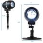 Tangkula Christmas Snowflake LED Projector Lights, Rotating Snowfall Projection with Remote Control, Outdoor Landscape Decorative Lighting for Christmas, Holiday, Party, Wedding, Garden, Patio