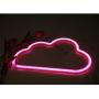 Cloud Neon Light, Cute Neon Cloud Sign, Battery or USB Powered Night Light as Wall Decor for Kids Room, Bedroom, Festival, Party (Pink)