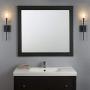 Effimero Black Wall Sconce Lighting - Bathroom Light Fixture - Modern Indoor Bedroom Wall Lights with Clear Glass Shades