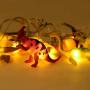 YEAMAR LED String Lights,8ft 12LED Dinosaur/Egg String Lights,Battery Operated String Lights for Indoor/Outdoor Children Bedroom Nursery Decoration