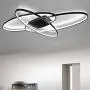 Living Room LED Ceiling Lights Dimmable Light Fixtures Ceiling Flush Mount with Remote Control Ceiling Lighting, Modern Chic Oval Design Chandelier for Bedroom Dining Room Kitchen Lamp (Black) Living Room LED Ceiling Lights Dimmable Light Fixtures Ceiling Flush Mount with Remote Control Ceiling Lighting, Modern Chic Oval Design Chandelier for Bedroom Dining Room Kitchen Lamp (Black)