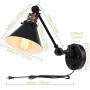 Plug in Wall Sconces Set of 2, PARTPHONER Swing Arm Wall Lamp with Dimmable On Off Switch, Metal Black Vintage Industrial Wall Mounted Lighting Reading Light Fixture for Bedside Bedroom Indoor Doorway Plug in Wall Sconces Set of 2, PARTPHONER Swing Arm Wall Lamp with Dimmable On Off Switch, Metal Black Vintage Industrial Wall Mounted Lighting Reading Light Fixture for Bedside Bedroom Indoor Doorway