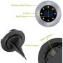 Solar Ground Lights - 8 Led Solar Garden Lights Outdoor Waterproof Sidewalk Disk Lights Solar Powered Landscape Lighting for Lawn Patio Pathway Yard Deck Walkway Flood Lights (12 Packs Warm White)