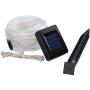 Solar Rope Lights Outdoor Lychee 16.5ft 50LED Waterproof Solar Power String w/ Light Outdoor Rope Lights Ideal for Home Garden Party Wedding Decoration (White)