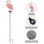 Joiedomi Outdoor Solar Stake Lights Garden Yard 40’’ LED Metal Flamingo Decorative Lights Waterproof for Walkway Pathway Lawn Patio Courtyard