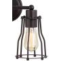 JONATHAN Y JYL7420A Florence 12.5'' 2-Light Metal Vanity Light Industrial,Contemporary,Transitional 2200K Edison 25W Bulbs, Reversible, for Bedroom Livingroom Bathroom Hallway, OilRubbedBronze