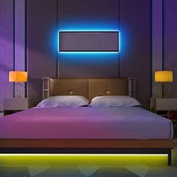 Ksipze Led Strip Lights 32.8ft Rgb Color Changing with 44 Keys Remote and 12V Power Supply for Bedroom Kitchen Home Decoration