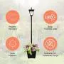 Outdoor Solar Lamp Post Light, 67"Solar Powered Street Lights with Planter for Landscape Pathway Street Patio Yard Outdoor Solar Lamp Post Light, 67"Solar Powered Street Lights with Planter for Landscape Pathway Street Patio Yard