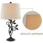 Maxax Traditional Table Lamp with Linen Fabric Shade Set of 2 for Living Room and Bedroom, Black Maxax Traditional Table Lamp with Linen Fabric Shade Set of 2 for Living Room and Bedroom, Black