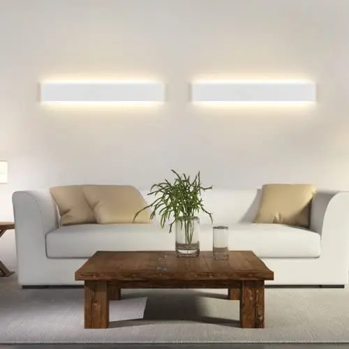 LightInTheBox Modern LED Wall Sconce Wall Lamp White 24cm Bedroom 6W Hallway Wall Mounted Lighting Fixtures for Stair Living Room Cold White