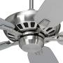 52'' Journey Modern Ceiling Fan with Remote Control Brushed Nickel for Living Room Kitchen Bedroom Family Dining - Casa Vieja