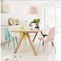 LAKIQ Modern Pendant Light Dome Shade Single Hanging Pendant Lamp Kitchen Island Lighting for Dining Room Living Room Bedroom (9.84,Pink)