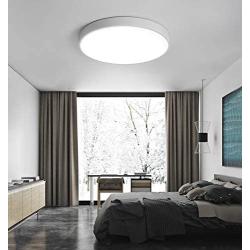 Ganeed LED Ceiling Lights,15.7-Inch 27W Modern Flush Mount Lighting Fixture,Ceiling Lamp Round,6500K Cool White Ceiling Lighting for Dining Room Hallway Living Room Kitchen Bedroom Office