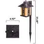 GIGALUMI Solar Powered Path Lights, Solar Garden Lights Outdoor, Landscape Lighting for Lawn/Patio/Yard/Pathway/Walkway/Driveway (2 Pack)…