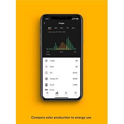 Sense Energy Monitor with Solar – Track Electricity Usage and Solar Production in Real Time and Save Money – Meets Rigorous ETL/Intertek Safety Standards