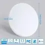 Oeegoo 5000K LED Flush Mount Ceiling Lights Fixture, 18W 1800LM Modern Round LED Ceiling Lamp, IP54 Waterproof Bathroom Ceiling Lights for Kitchen, Bedroom, Bathroom, Hallway, 150W Equivalent Oeegoo 5000K LED Flush Mount Ceiling Lights Fixture, 18W 1800LM Modern Round LED Ceiling Lamp, IP54 Waterproof Bathroom Ceiling Lights for Kitchen, Bedroom, Bathroom, Hallway, 150W Equivalent