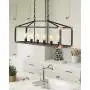 Zeyu 6-Light Dining Room Lighting Fixtures, Modern Island Lights for Kitchen, Oil Rubbed Bronze Finish, 101-6 ORB