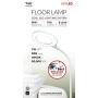 Floor Lamp with 3 Brightness Levels, 600 Lumens, 360° Adjustable LED Floor Light, TW Dimmable Best Non-Glare Reading Standing Lamp for Sewing Living Room Bedroom Office (White)
