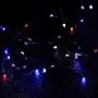 MIYA LIFE July 4th Independence Day LED String Lights 10 ft 60 LEDs Copper Wire with The Remote &Timer USA American Flag for Patriotic Decoration Memorial Day Presidents Day (USA Rice Lights)