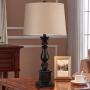 Oneach Table Lamp Set of 2 for Bedroom Rustic Bedside Table Desk Lamps for Living Room Study Office 24'' Minimalist Lamps Set Bronze