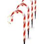 J-HVA Christmas Candy Cane Lights, Candy Cane Lights Christmas Decorations Outdoor for Yard,Garden(10Inch), 10Pack