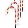 J-HVA Christmas Candy Cane Lights, Candy Cane Lights Christmas Decorations Outdoor for Yard,Garden(10Inch), 10Pack