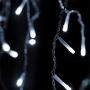 LED Icicle Lights Christmas Lights,49.2Ft 600 LEDs with 120 Drops Waterproof Fairy String Lights Plug in Outdoor Indoor Bedroom Patio Yard Garden Wedding Party Holiday Wall Decoration(Cool White)