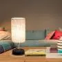 Lifeholder USB Lamp, Table Lamp with Warm White LED Bulb, Bedside Nightstand Lamp Built in Dual USB Port & A Power Outlet, Desk Lamp Perfect for Bedroom, Living Room or Office (Round) Lifeholder USB Lamp, Table Lamp with Warm White LED Bulb, Bedside Nightstand Lamp Built in Dual USB Port & A Power Outlet, Desk Lamp Perfect for Bedroom, Living Room or Office (Round)