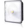Parmida LED Canopy Light, 70W, Dimmable, 8400lm, 110-277VAC, IP65 Waterproof, DLC-Qualified & ETL-Listed, 5000K, 9.6” x 9.6”, Gas Station, Street, Area & Outdoor Lighting, Commercial Grade