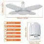 Gezee LED Garage Light, 60W E26 6500K 6000Lm Deformable Shop lamp with 4 Adjustable Panels, LED Ceiling Light for Garage, Warehouse, Workshop, Basement, Gym, Kitchen (1 PC) Gezee LED Garage Light, 60W E26 6500K 6000Lm Deformable Shop lamp with 4 Adjustable Panels, LED Ceiling Light for Garage, Warehouse, Workshop, Basement, Gym, Kitchen (1 PC)