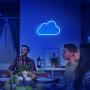Cloud Neon Light Signs - Blue LED Neon Sign Wall Lamp Powered by 3 AA Battery/USB Charging LED Night Light Sign for Bedroom, Kids Room, Christmas, Wedding, Birthday Party Decor