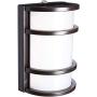 Feit Electric - Dusk to Dawn LED Bronze Half Moon Security Outdoor Wall Light, 5000K (73702)