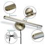 MantoLite LED Wall Light,15inch Aluminum Picture Artwork Lighting, Plug-in with Switch for Bathroom Mirror Lamp Fixture Modern Home Restaurant Bedside Wall Lamps Sconces, 3000K 11W Matte Bronze
