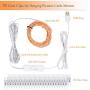 Decute 50 Photo Clips String Lights Holder 100 LED 33FT Starry Fairy Lights for Hanging Pictures Cards Memos USB Powered with Switch Perfect for Bedroom Wedding Dorm Christmas Decor (Warm White)