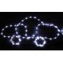 Rope Lights 39 Ft 120 LED Battery Operated String Lights Waterproof Christmas Decorative Fairy Lights for Outdoor Indoor Party Patio Garden Yard Holiday Wedding (White)