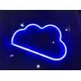 Cloud Neon Sign Decorative LED Night Light Art Wall Decor for Bedroom Birthday Party Powered by Battery/USB (Blue)