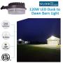 120W LED Barn Light, SZGMJIA 18000lm Dusk to Dawn Yard Light with Photocell,CREE LED 5000K Daylight, 700W MH/HPS Replacement, ETL&DLC Listed Waterproof for Outdoor Security/Area Light