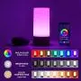 SPECILITE Smart Beside Lamp, LED Table Lamp Lights for Bedrooms Work with Alexa & Google Home App Control, Dimmable Warm Wihte & Color Changing RGB Night Light for Living Room, Bedroom and Office