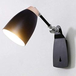Wall Lamp Lights Indoor Decor Wall Lamp Nordic Style Bedside Wall Lamp, Modern LED Reading Lamp, Living Room Study Bedroom Bedside Hallway Rocker Wall Lamp Gift