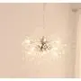 GDNS Chandeliers Firework LED Light Stainless Steel Crystal Pendant Lighting Ceiling Light Fixtures Chandeliers Lighting,Dia 23.5 inch