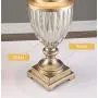 Resin Table Lamps Set of 2 with Beige Shade, 25'' Antique Brass Traditional Table Lamps, Vintage Bedside Nightstand Lamps for for Bedroom, Living Room, Office, 2-Pack (Gold)