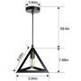 EEEKit Industrial Pendant Light Fixture, Black Cage Pendant Lights, E26 Base Farmhouse Fixture for Kitchen Island Dining Room Table Foyer Entryway Hallway EEEKit Industrial Pendant Light Fixture, Black Cage Pendant Lights, E26 Base Farmhouse Fixture for Kitchen Island Dining Room Table Foyer Entryway Hallway