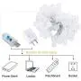 Color Changing Christmas Globe String Lights USB Plug 8 Modes 33 Feet 100 Led Crystal Ball String Lights Waterproof Fairy Lights for Bedroom Indoor Outdoor Party Warm White and Multicolored