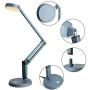 LED Desk Lamp, Eye-Caring Dimmable Table Lamp, Flexible Swing Arm Reading Lights for Office, College Dorm, Living Room, Bedroom, Study - Touch Control, Memory Function, Night Light (Blue)